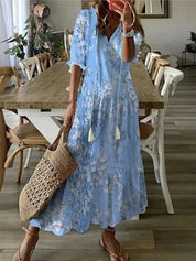 Sania - Boheemse maxi jurk