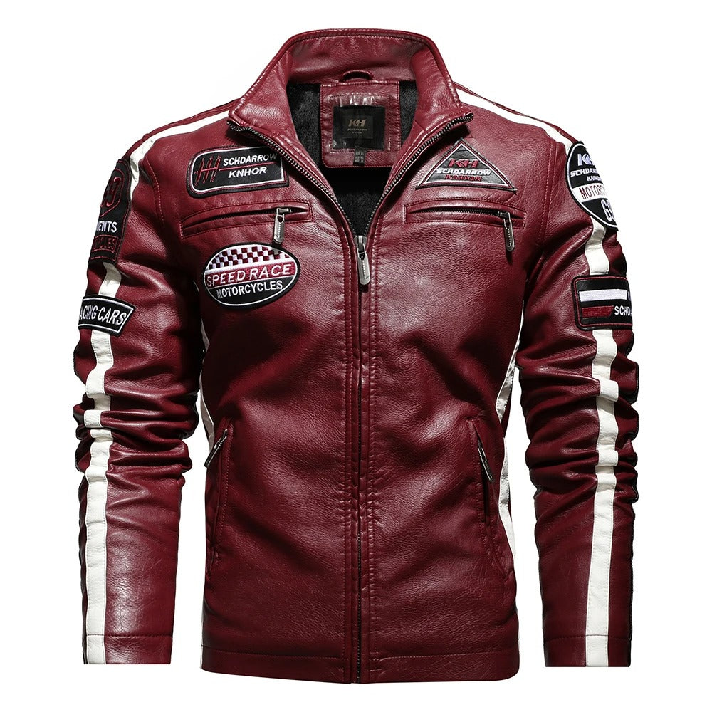 Vintage motorjack voor heren - Bryson