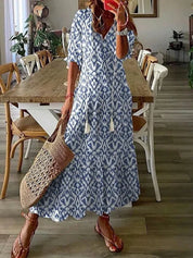 Sania - Boheemse maxi jurk