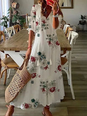 Sania - Boheemse maxi jurk